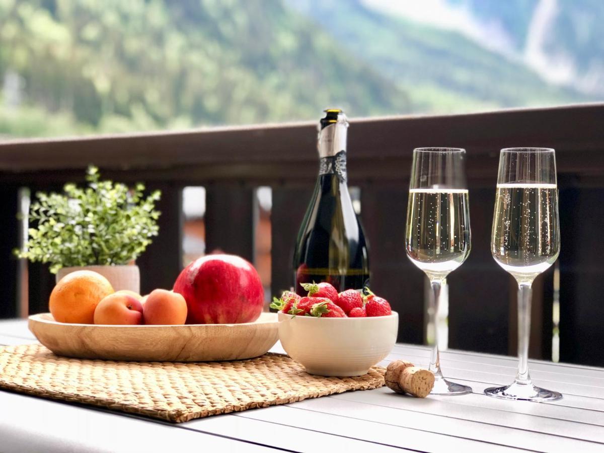 Апартаменты Mont Blanc 43, Vue Mont Blanc , Balcon, Parking Шамони Экстерьер фото