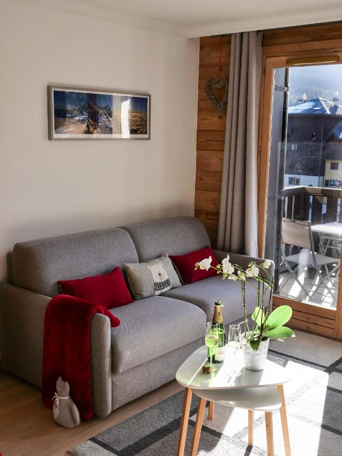 Апартаменты Mont Blanc 43, Vue Mont Blanc , Balcon, Parking Шамони Экстерьер фото